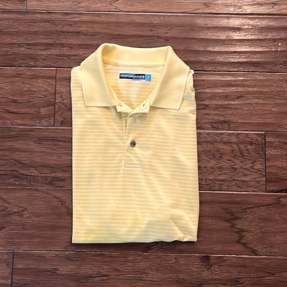 Roundtree & Yorke Performance Size L Golf Shirt - Picture 2 of 3